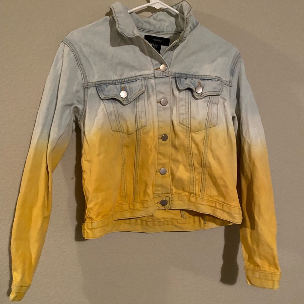 Ombré Denim Jacket
